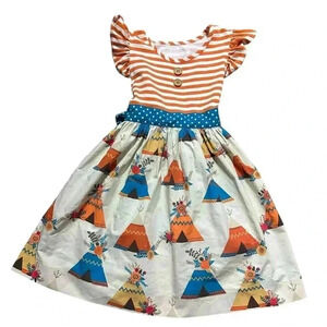 NWOT Eleanor Rose Thanksgiving Rhonda Dress Size 5-6